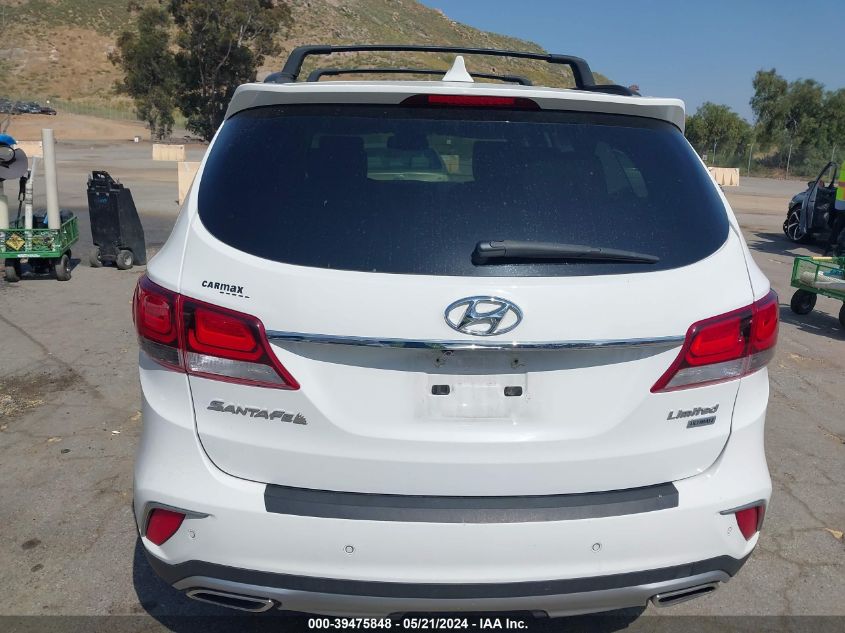 2018 Hyundai Santa Fe Se/Limited VIN: KM8SR4HF8JU268086 Lot: 39475848