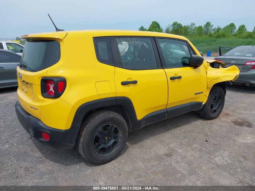 2017 Jeep Renegade Sport 4X4 VIN: ZACCJBAB0HPE67012 Lot: 39691076