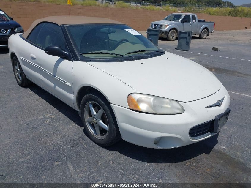 2002 Chrysler Sebring Lxi VIN: 1C3EL55R92N297409 Lot: 39475857