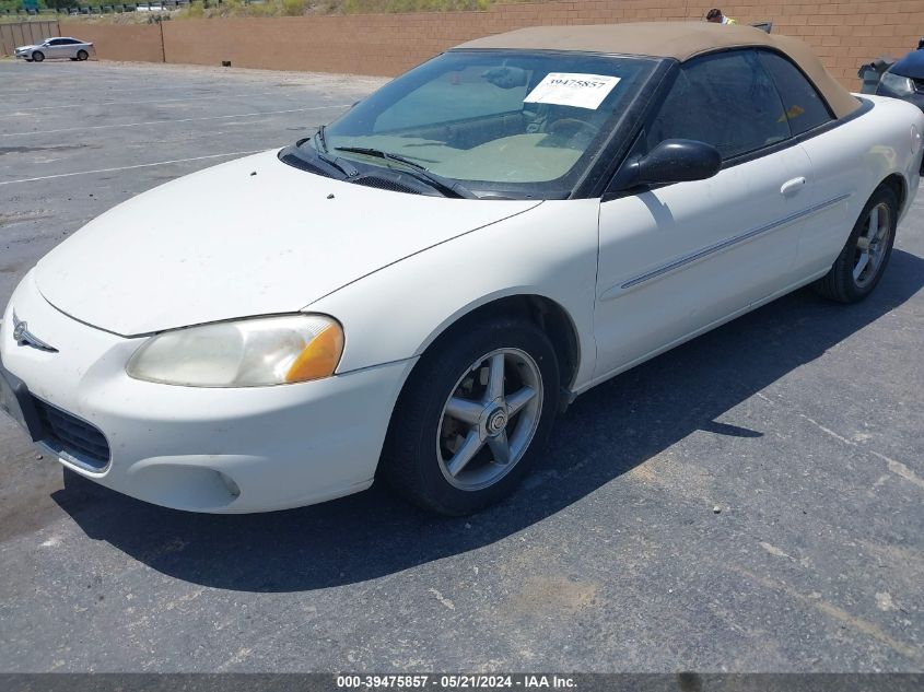 2002 Chrysler Sebring Lxi VIN: 1C3EL55R92N297409 Lot: 39475857