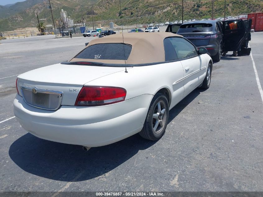 2002 Chrysler Sebring Lxi VIN: 1C3EL55R92N297409 Lot: 39475857