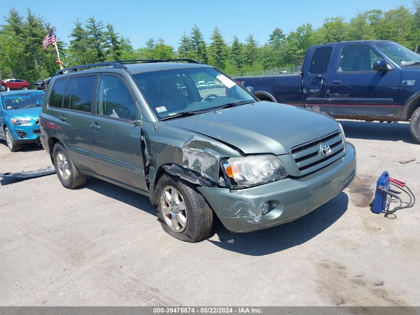 2006 Toyota Highlander V6 VIN: JTEDP21A260118085 Lot: 39475874