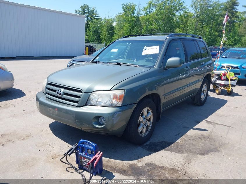 2006 Toyota Highlander V6 VIN: JTEDP21A260118085 Lot: 39475874