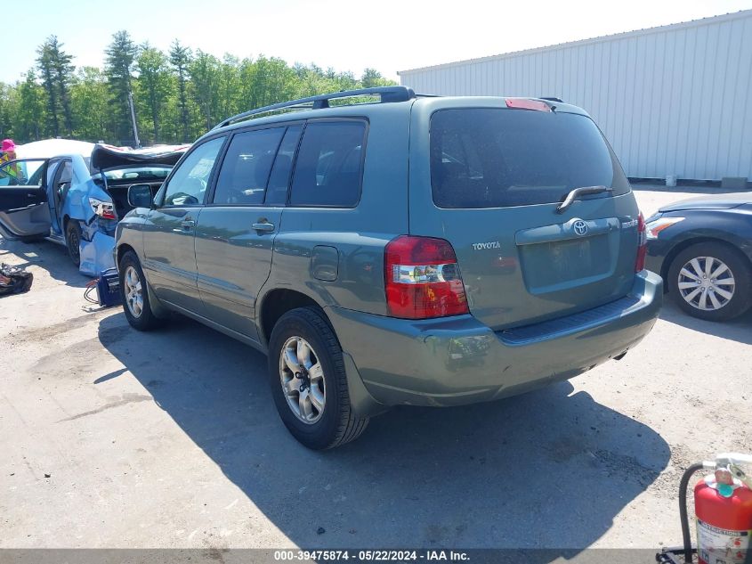 2006 Toyota Highlander V6 VIN: JTEDP21A260118085 Lot: 39475874