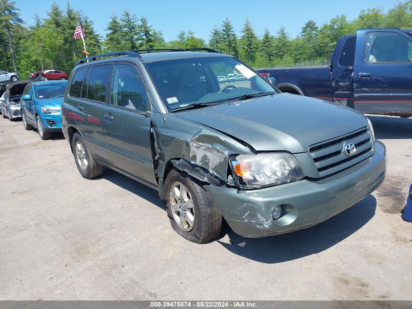 2006 Toyota Highlander V6 VIN: JTEDP21A260118085 Lot: 39475874