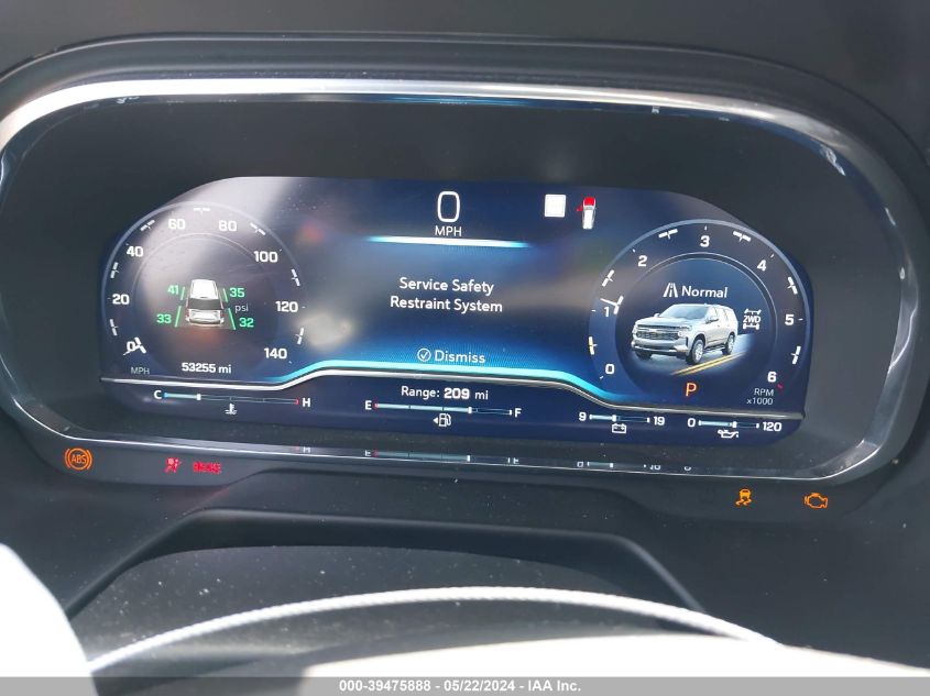 2022 CHEVROLET TAHOE 4WD Z71 - 1GNSKPKD2NR157342