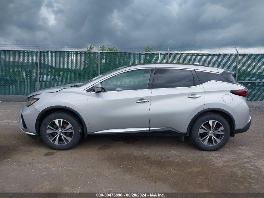 2020 Nissan Murano Sv Intelligent Awd VIN: 5N1AZ2BS2LN167838 Lot: 39475890