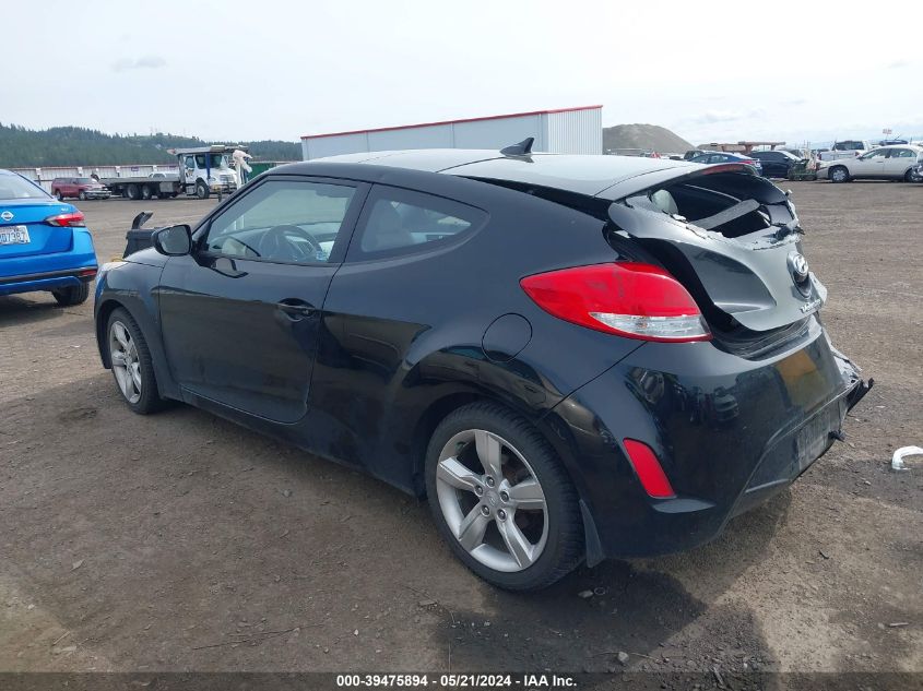 2014 Hyundai Veloster VIN: KMHTC6AD2EU190985 Lot: 39475894