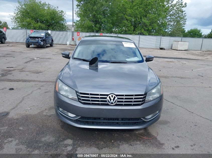 2013 Volkswagen Passat 2.0L Tdi Se VIN: 1VWBN7A38DC149527 Lot: 39475907