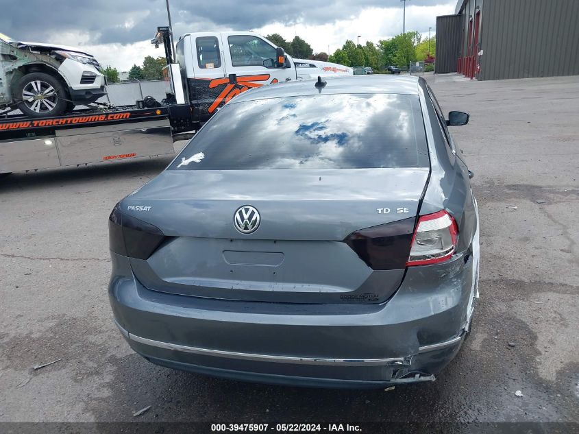 2013 Volkswagen Passat 2.0L Tdi Se VIN: 1VWBN7A38DC149527 Lot: 39475907