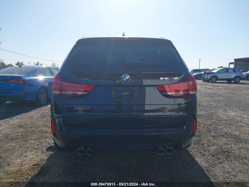 2016 BMW X5 M VIN: 5YMKT6C55G0R77663 Lot: 39475913