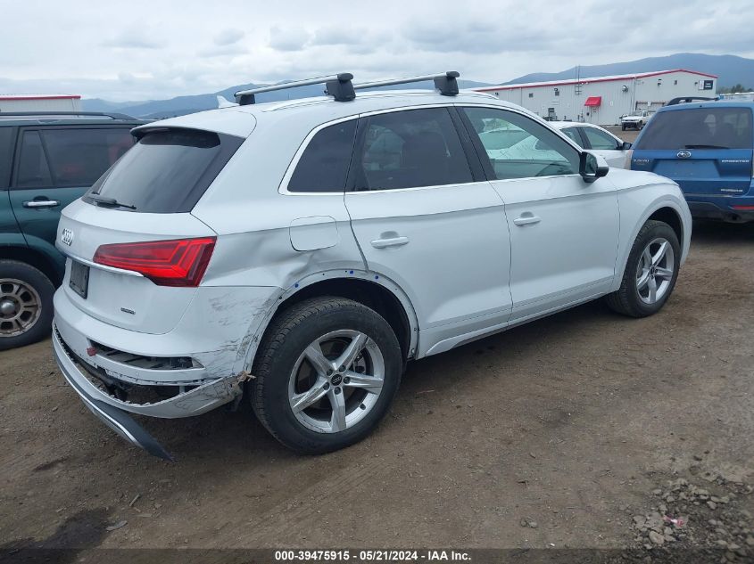 2022 Audi Q5 Premium 40 Tfsi Quattro S Tronic VIN: WA1ABAFY2N2125024 Lot: 39475915