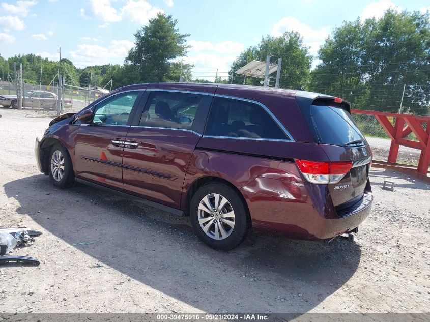 2015 Honda Odyssey Ex-L VIN: 5FNRL5H64FB063830 Lot: 39475916