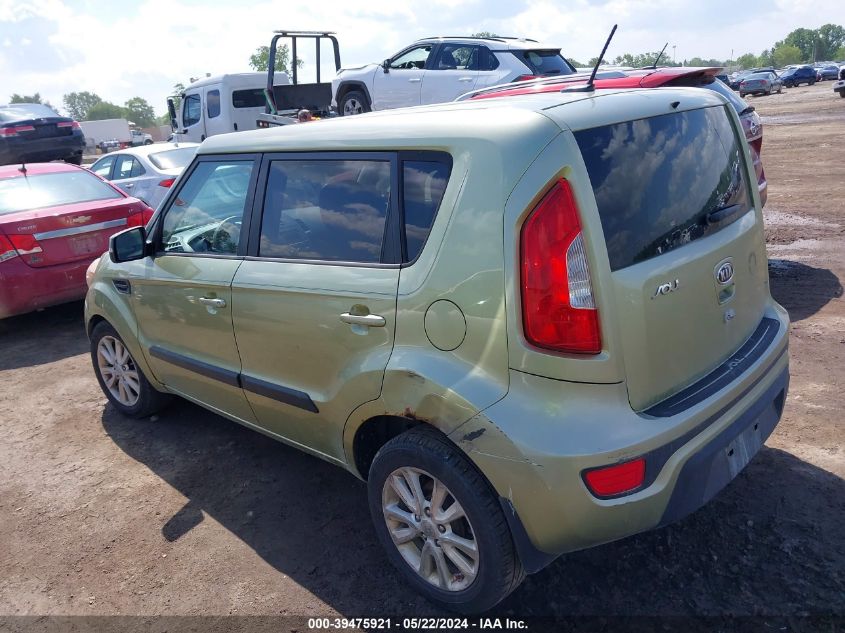 2012 Kia Soul + VIN: KNDJT2A65C7381950 Lot: 39475921