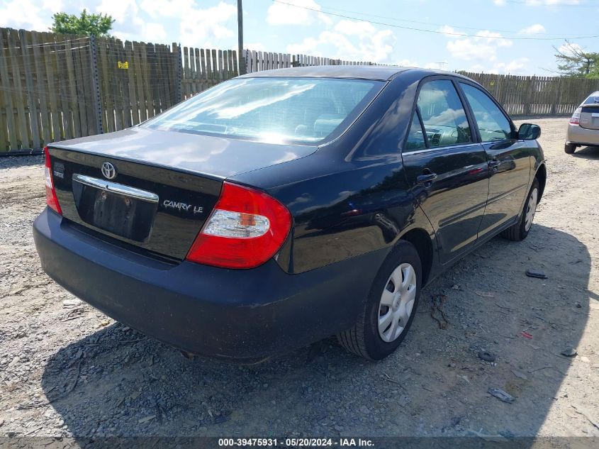 2004 Toyota Camry Le VIN: 4T1BE32K14U363718 Lot: 39475931