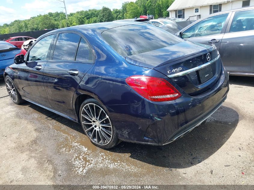 2016 Mercedes-Benz C 450 Amg 4Matic VIN: 55SWF6EB1GU130191 Lot: 39475932