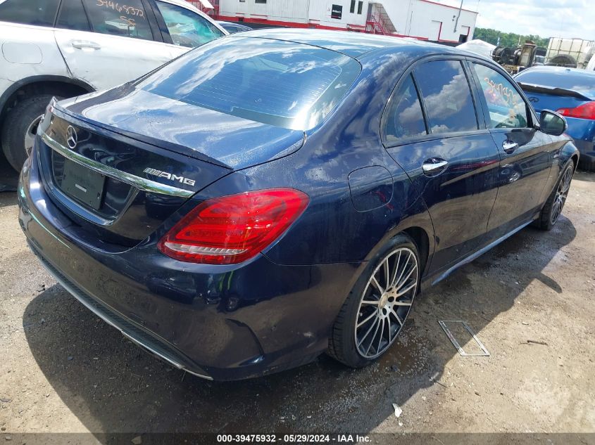 2016 Mercedes-Benz C 450 Amg 4Matic VIN: 55SWF6EB1GU130191 Lot: 39475932