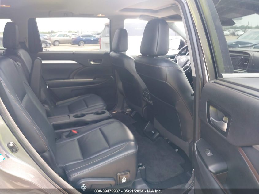 2018 Toyota Highlander Xle VIN: 5TDKZRFH4JS535542 Lot: 39475937