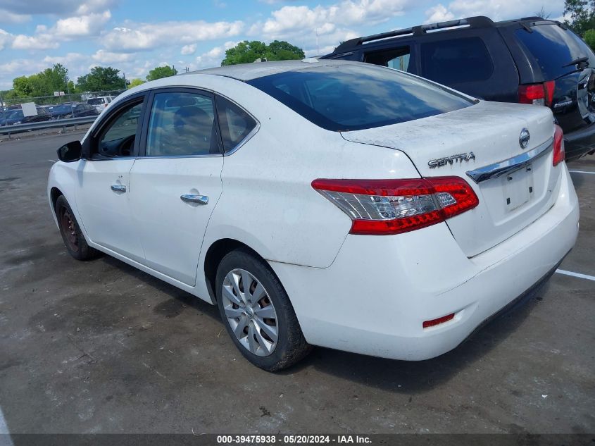 2015 Nissan Sentra Fe+ S/S/Sl/Sr/Sv VIN: 3N1AB7AP7FL663745 Lot: 39475938