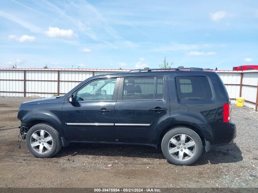 2014 Honda Pilot Touring VIN: 5FNYF4H95EB002878 Lot: 39475954