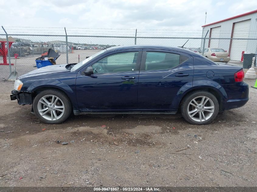 2014 Dodge Avenger Se VIN: 1C3CDZAB8EN224945 Lot: 39475957