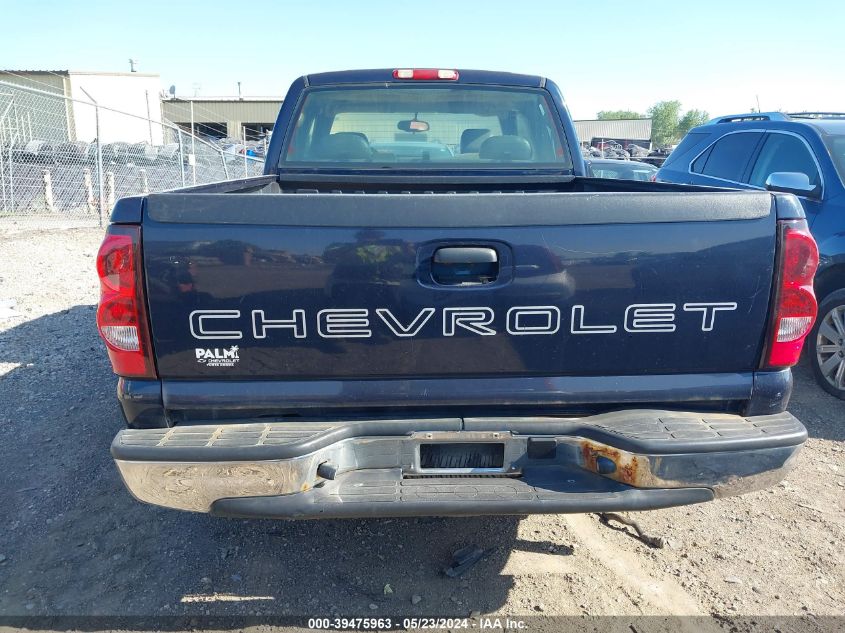 2006 Chevrolet Silverado 1500 Ls VIN: 1GCEC19X66Z174940 Lot: 39475963