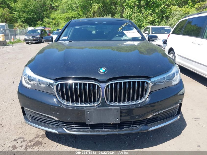 2019 BMW 740I xDrive VIN: WBA7E4C56KGV28860 Lot: 39475983