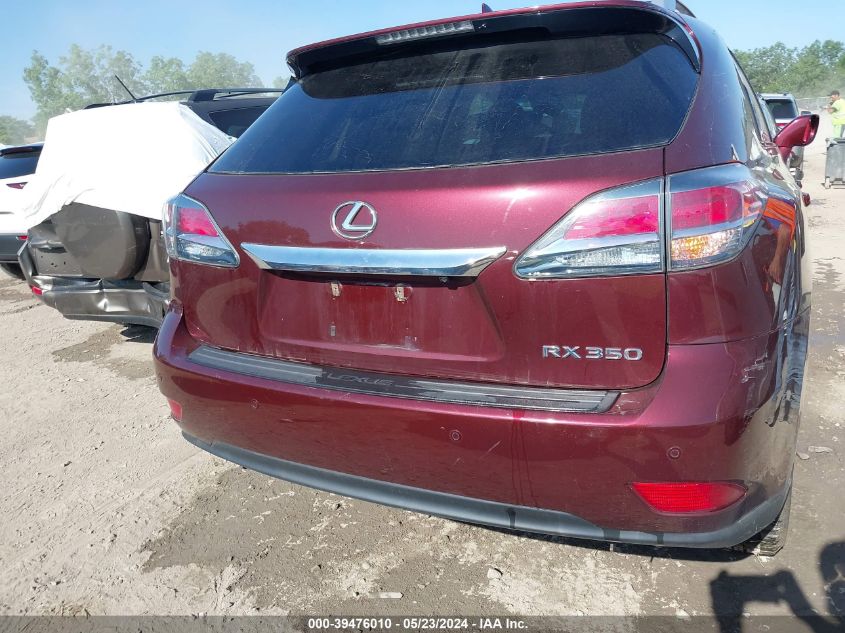 2015 Lexus Rx 350 VIN: 2T2BK1BA6FC298353 Lot: 39476010