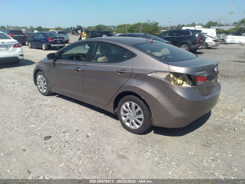 2012 Hyundai Elantra Gls VIN: 5NPDH4AE9CH112489 Lot: 39476013