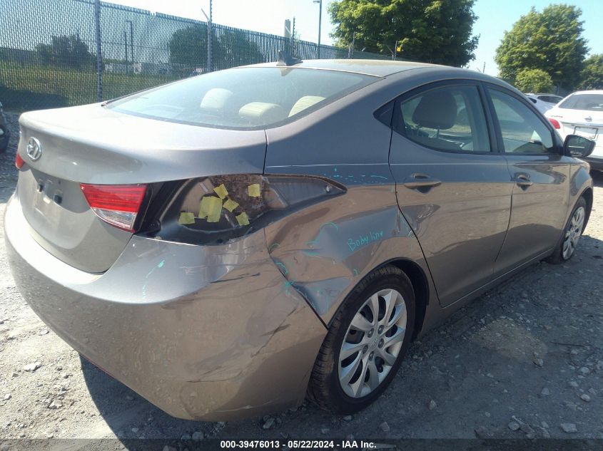 2012 Hyundai Elantra Gls VIN: 5NPDH4AE9CH112489 Lot: 39476013