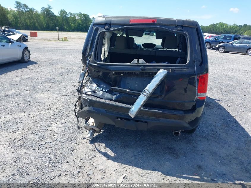 2013 Honda Pilot Ex VIN: 5FNYF3H44DB014372 Lot: 39476029