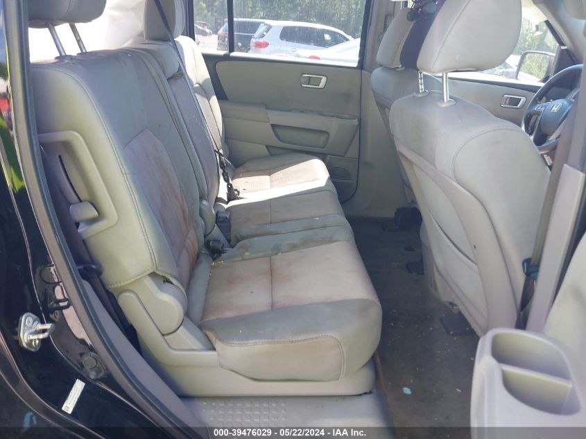 2013 Honda Pilot Ex VIN: 5FNYF3H44DB014372 Lot: 39476029