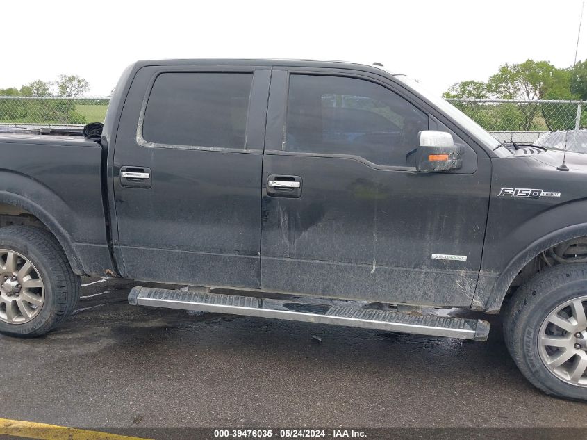 2012 Ford F-150 Lariat VIN: 1FTFW1ET9CFB40924 Lot: 39476035