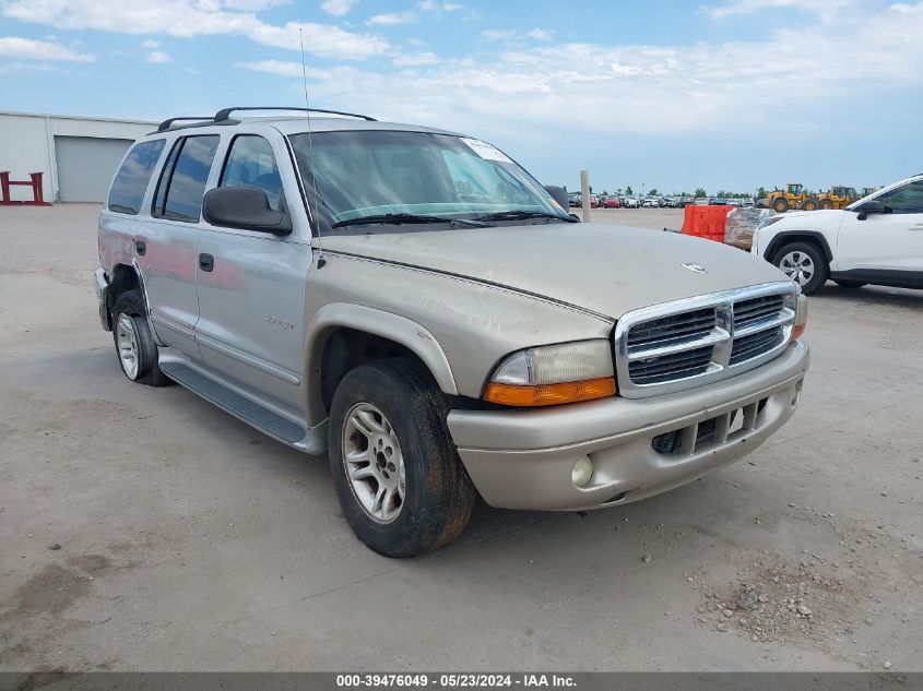 2002 Dodge Durango R/T VIN: 1B4HS78Z22F168759 Lot: 39476049