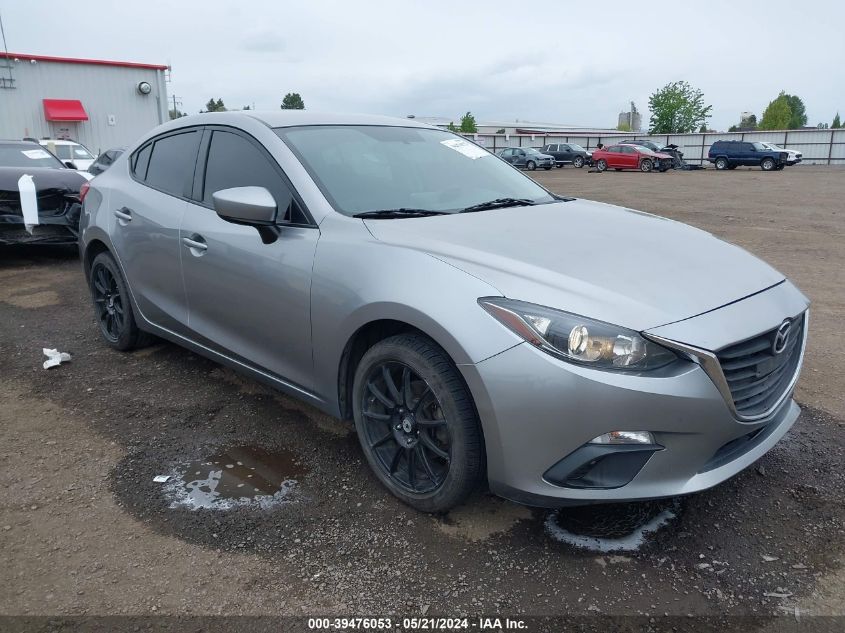 2015 MAZDA MAZDA3 I SPORT - 3MZBM1U72FM185519