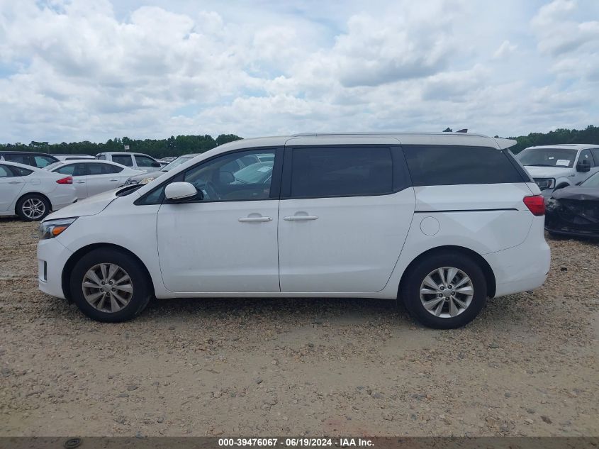 2016 Kia Sedona Lx VIN: KNDMB5C18G6086050 Lot: 39476067