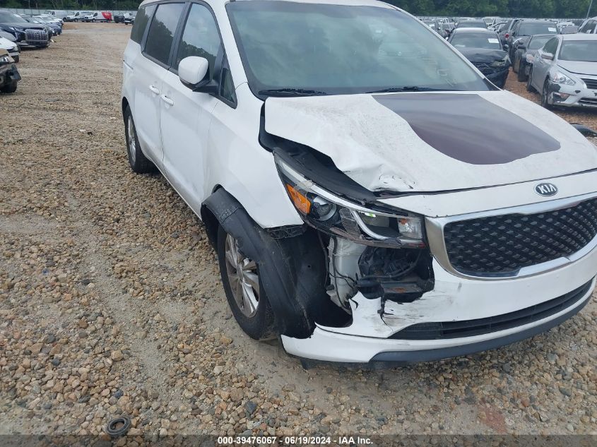 2016 Kia Sedona Lx VIN: KNDMB5C18G6086050 Lot: 39476067