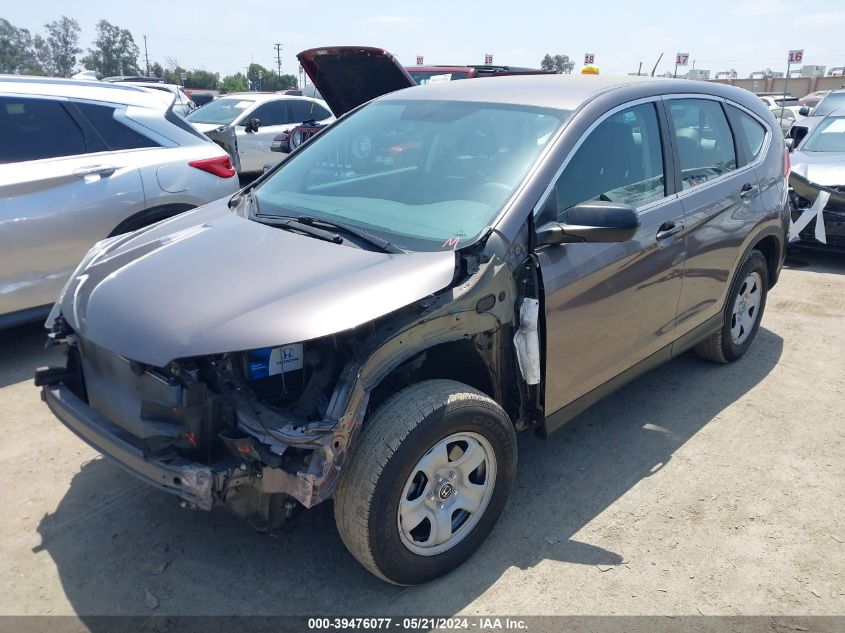 2015 Honda Cr-V Lx VIN: 3CZRM3H36FG707775 Lot: 39476077