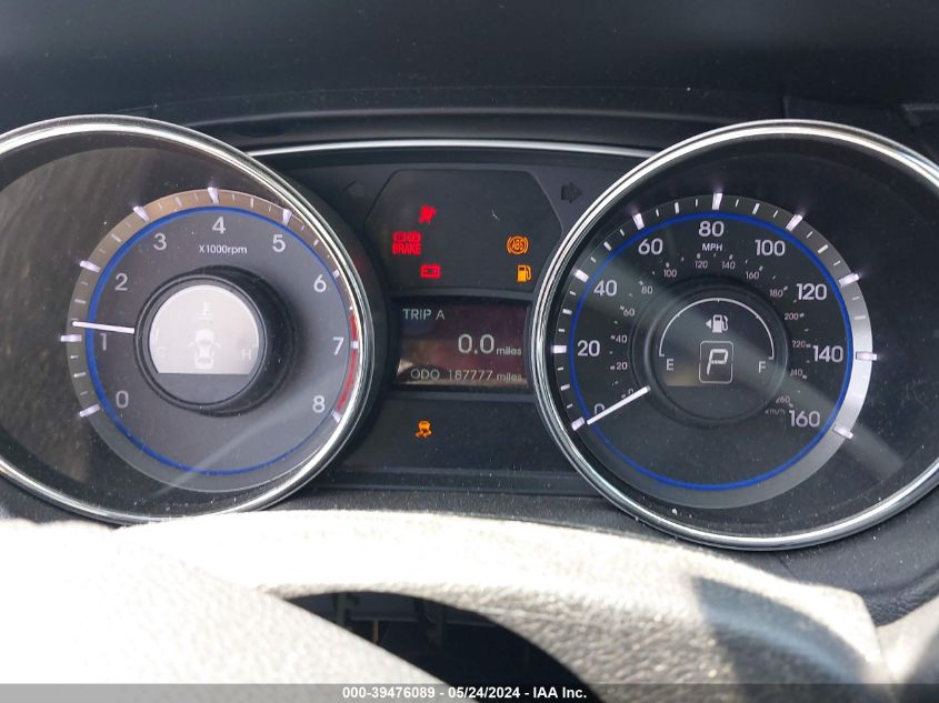 2013 Hyundai Sonata Limited VIN: 5NPEC4AC6DH776980 Lot: 39476089