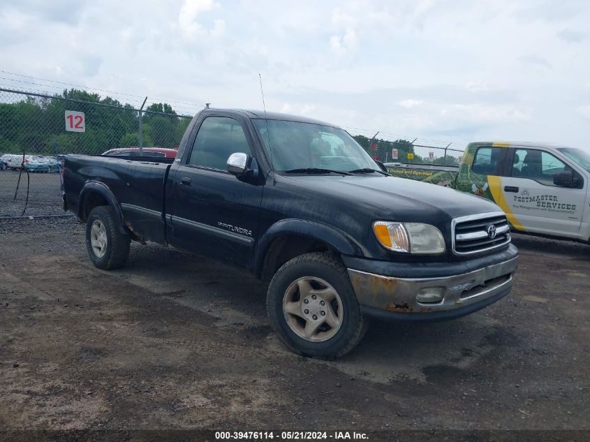 2000 Toyota Tundra Sr5 V8 VIN: 5TBKT4418YS022436 Lot: 39476114