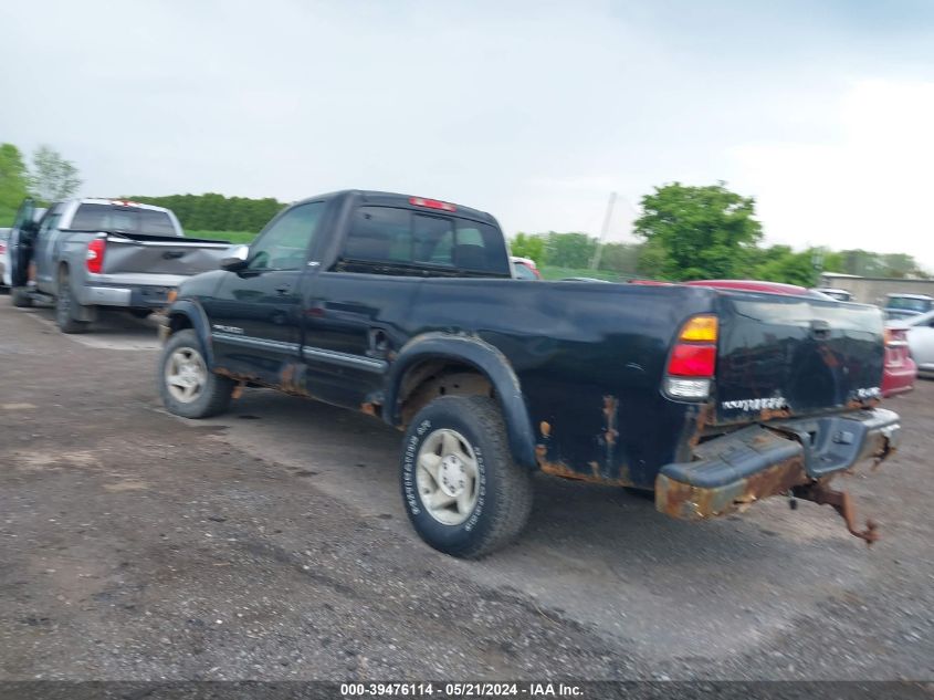 2000 Toyota Tundra Sr5 V8 VIN: 5TBKT4418YS022436 Lot: 39476114