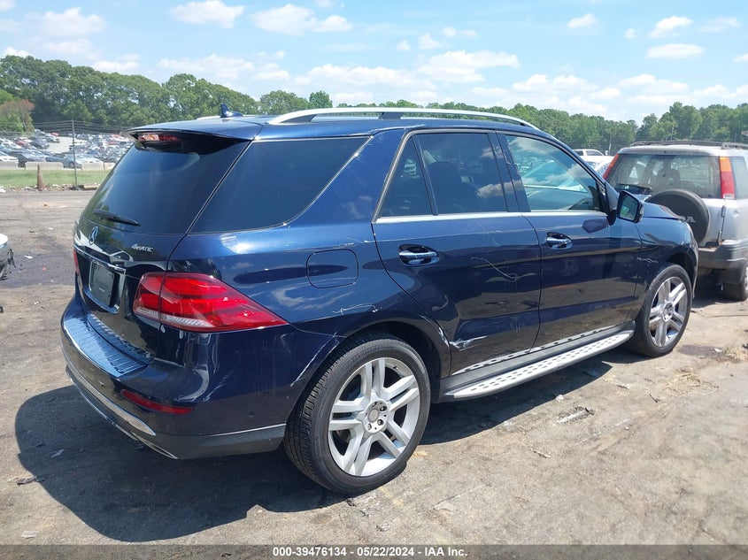 2017 Mercedes-Benz Gle 350 4Matic VIN: 4JGDA5HB9HA889528 Lot: 39476134