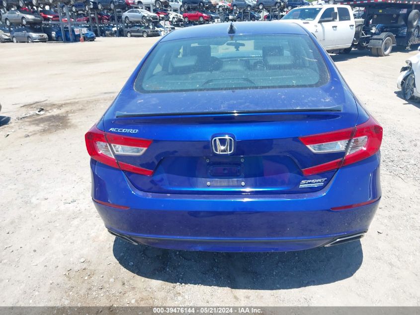 2021 Honda Accord Sport Special Edition VIN: 1HGCV1F4XMA086059 Lot: 39476144