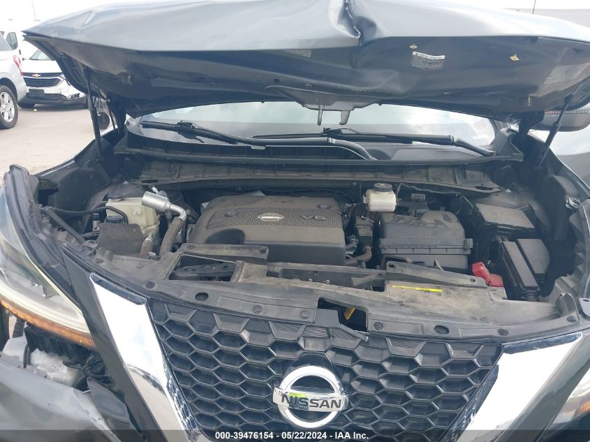 2020 Nissan Murano Sv Fwd VIN: 5N1AZ2BJ1LN109551 Lot: 39476154