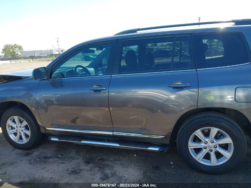 2012 Toyota Highlander Base V6 VIN: 5TDZK3EH8CS069716 Lot: 39476167