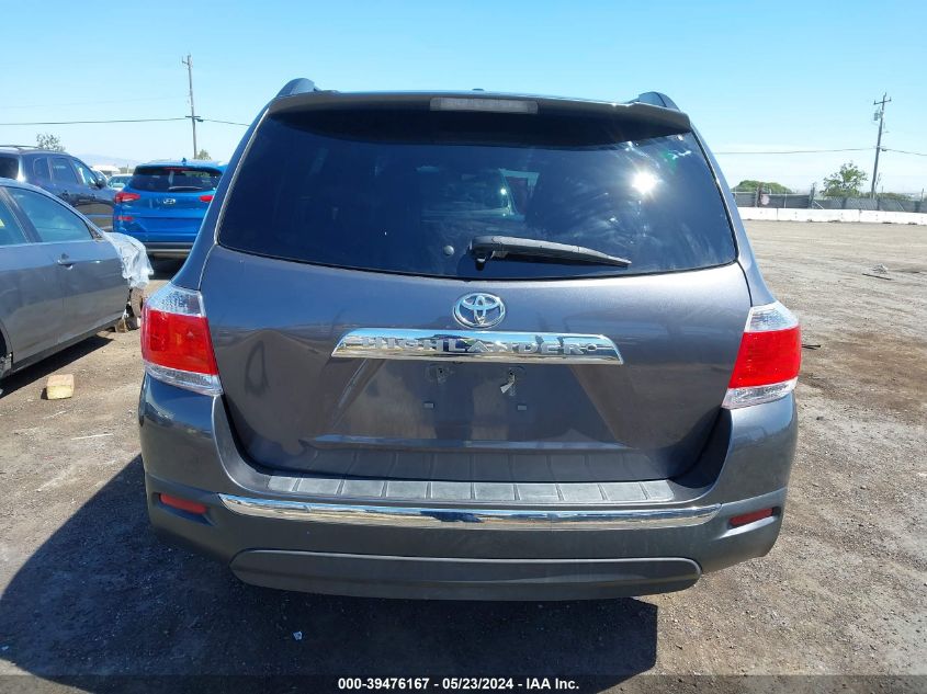 2012 Toyota Highlander Base V6 VIN: 5TDZK3EH8CS069716 Lot: 39476167