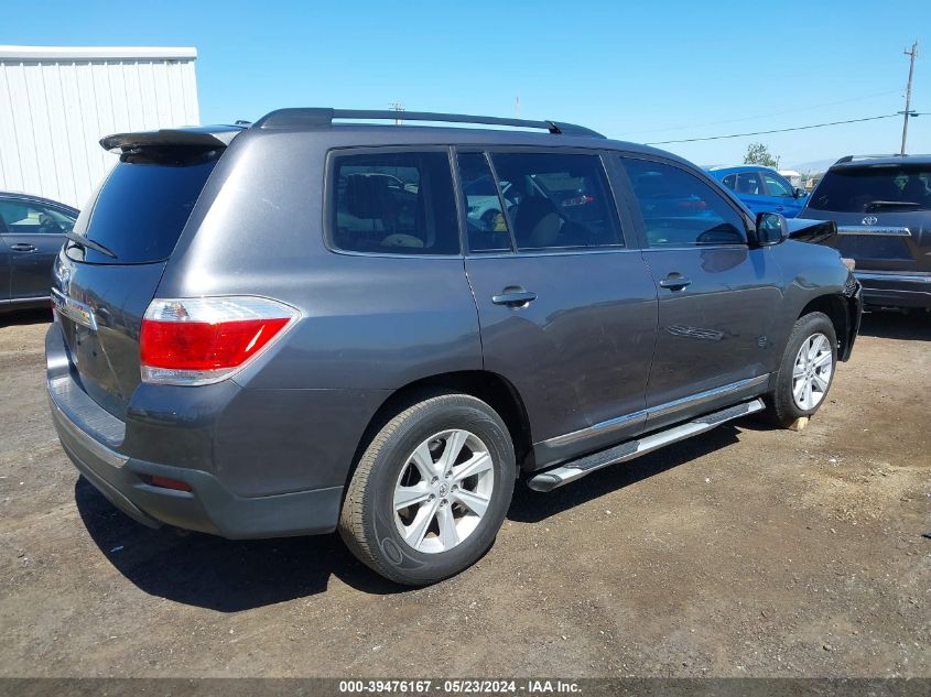 2012 Toyota Highlander Base V6 VIN: 5TDZK3EH8CS069716 Lot: 39476167