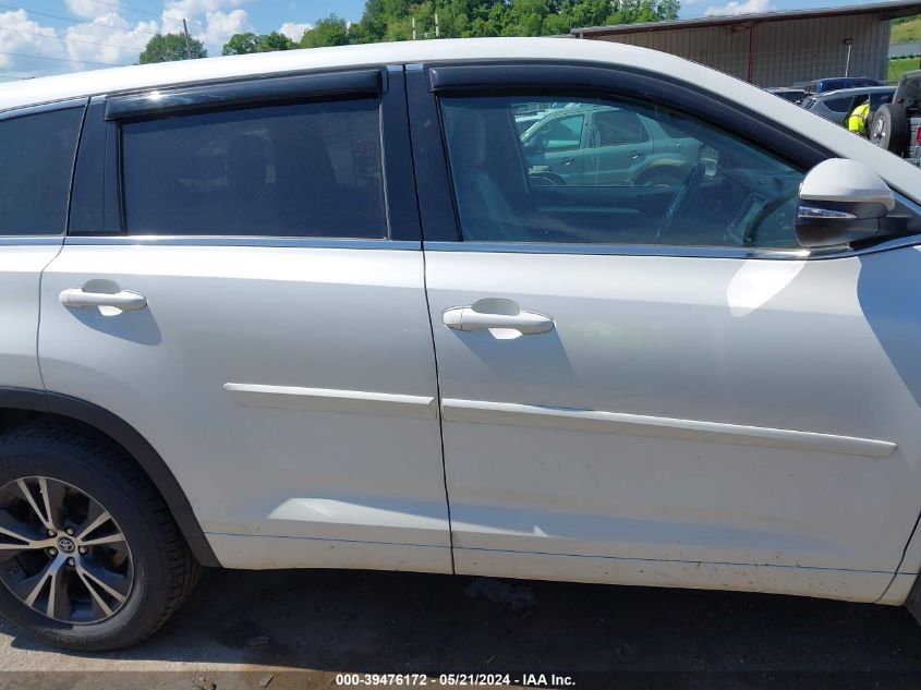 2018 Toyota Highlander Le Plus VIN: 5TDBZRFH4JS498573 Lot: 39476172