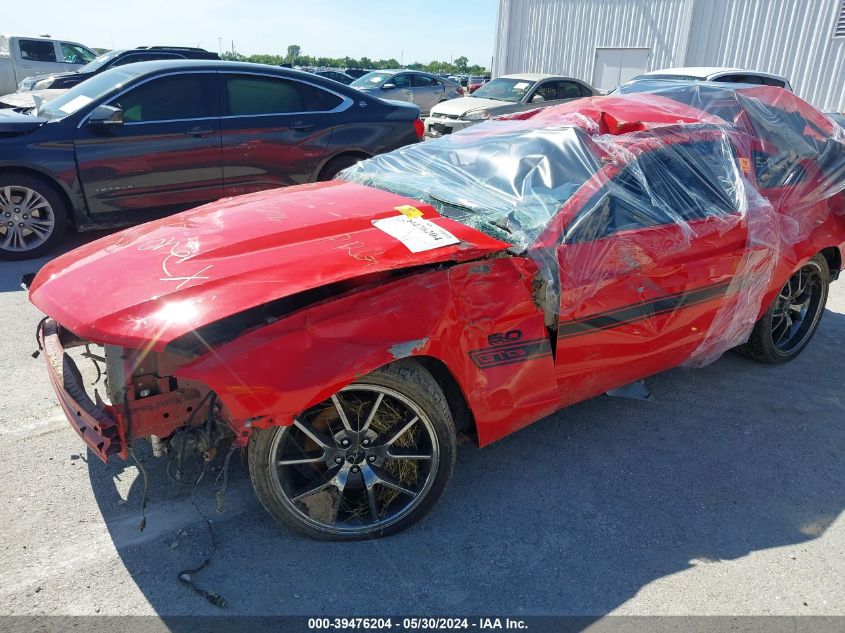 2012 Ford Mustang Gt Premium VIN: 1ZVBP8CF9C5254152 Lot: 39476204