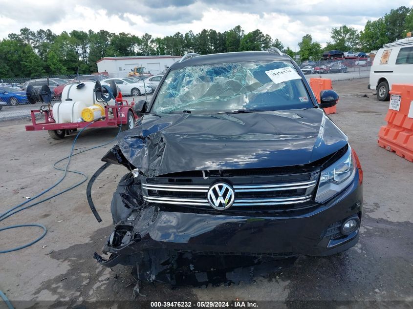 2016 Volkswagen Tiguan Se VIN: WVGBV7AX9GW600436 Lot: 39476232